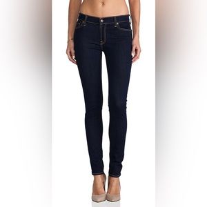 7 For All Mankind. The Skinny in Rinsed Indigo. Size: 25 *Never Worn*